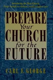 Cover of Prepare Your Church for the Future